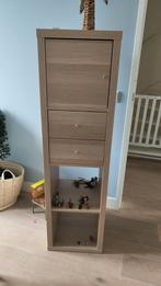 Ikea kallax kast met deur en lade inzet, Huis en Inrichting, Kasten | Overige, Ophalen, Zo goed als nieuw