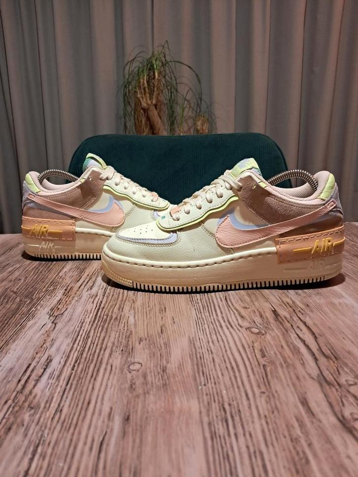 Nike Air Force 1 Shadow 'Cashmere' Size 38,5, Kleding | Dames, Schoenen, Gedragen, Sneakers of Gympen, Beige, Ophalen of Verzenden