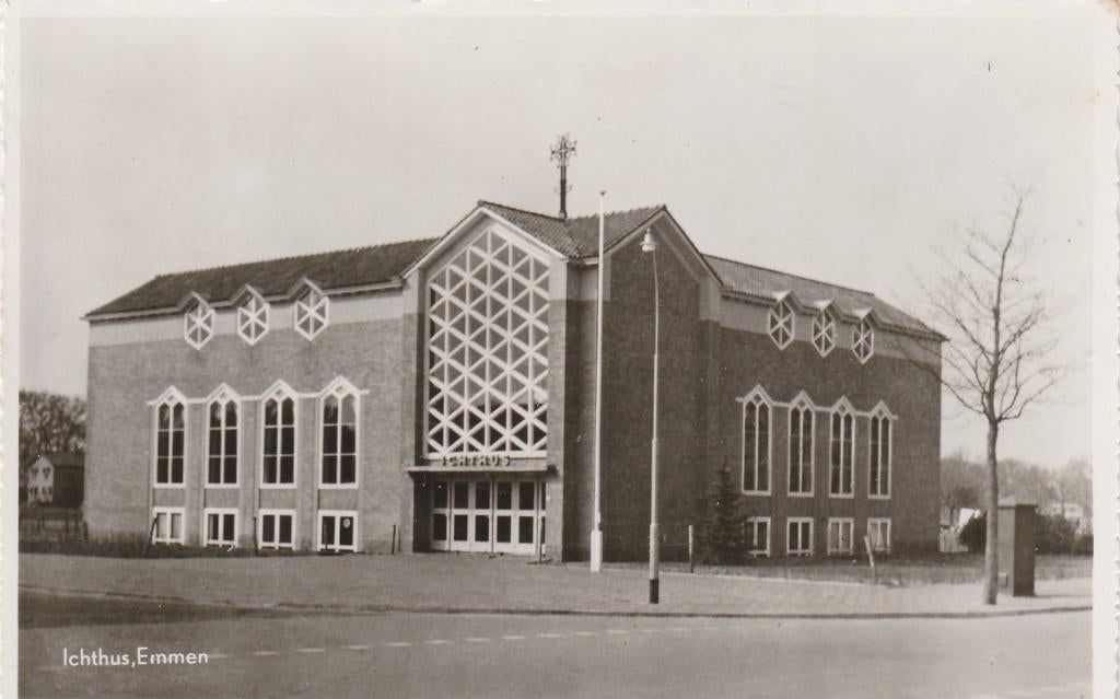 emmen- ichtus kerk, Ophalen of Verzenden, 1940 tot 1960, Drenthe