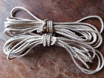 Shibari naturel Ogawa jute touw 5 x 8 meter beschikbaar voor biedingen