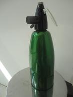 2 x Vintage soda sifon spuitfles (groen en bronskleurig), Ophalen of Verzenden