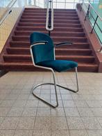 SALE!! GISPEN 413RH FAUTEUIL 1948-1955 in petrol ribcord, Ophalen, Zo goed als nieuw
