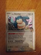 Pokémon kaart Snorlax, Ophalen of Verzenden, Zo goed als nieuw, Losse kaart, Foil