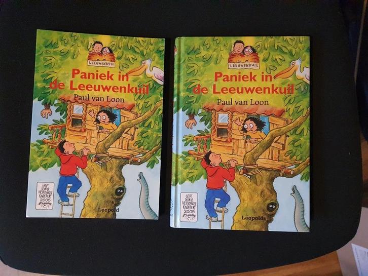 PANIEK IN DE LEEUWENKUIL van Paul van Loon, Boeken, Kinderboeken | Jeugd | onder 10 jaar, Zo goed als nieuw, Fictie algemeen, Ophalen of Verzenden