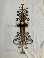 Banci Firenze Italië grote ijzeren wandlamp jaren 60, Ophalen of Verzenden, Gebruikt, Metaal