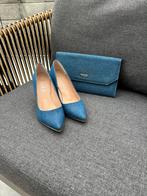 Giulia Pumps Jeanslook maat 38  + Enveloppetas, Kleding | Dames, Schoenen, Ophalen of Verzenden, Gedragen, Blauw, Pumps
