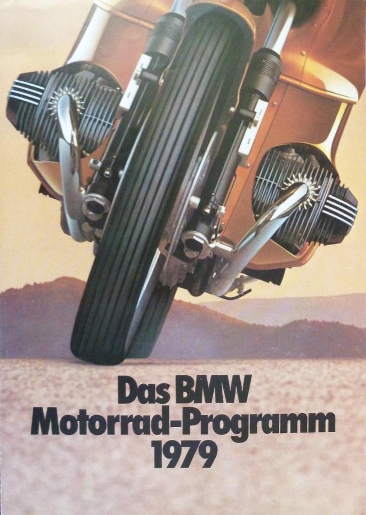 Folder BMW R100RS/ RT/ RS/ T/ R80/7/ R65/ R45 01/ 1979, Motoren, Handleidingen en Instructieboekjes, BMW, Ophalen of Verzenden