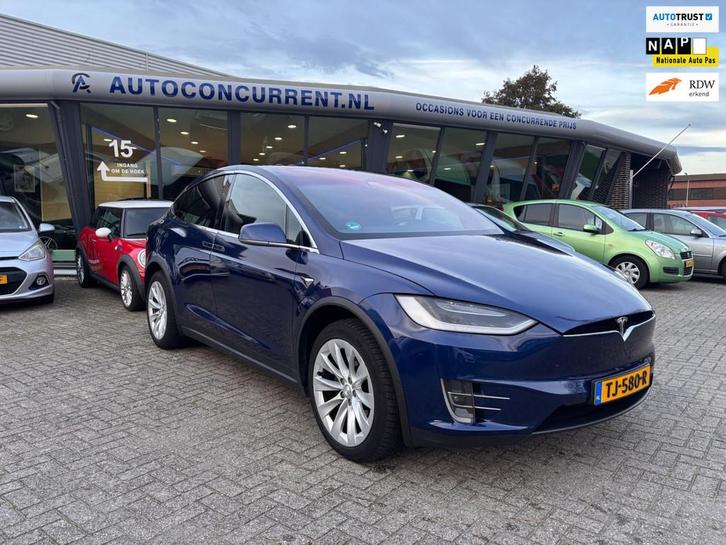 Tesla Model X 100D Autopilot Inruil mogelijk., Auto's, Tesla, Bedrijf, Te koop, Model X, 4x4, ABS, Achteruitrijcamera, Airbags
