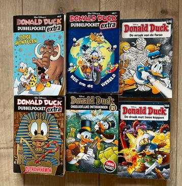 Donald Duck (dubbel) pocket nr 7,8,9,21,266,278 beschikbaar voor biedingen