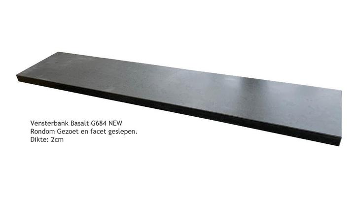 Basalt vensterbanken gezoet lengte 160 cm, Doe-het-zelf en Verbouw, Overige Doe-het-zelf en Verbouw, Nieuw, Ophalen