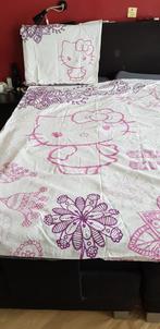 Dekbedovertrekhoes Hello Kitty, Ophalen of Verzenden, Zo goed als nieuw, Roze, Meisje