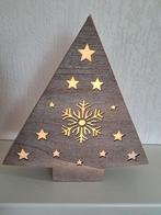 Houten kerstboom met licht, Diversen, Kerst, Ophalen, Zo goed als nieuw