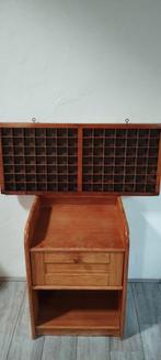 Prachtige vintage letterbak Sheffield met koper beslag, Ophalen, Zo goed als nieuw, Audio