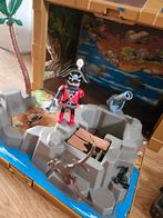Playmobil Piraten Koffer eiland en boot, Ophalen of Verzenden, Gebruikt, Complete set