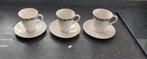 Wedgwood Stratford Koffiekop & Schotel Set (3 stuks), Ophalen of Verzenden, Zo goed als nieuw, Wedgwood, Kop(pen) en/of Schotel(s)