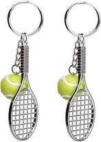 Tennis sleutelhanger, tennisracket met bal (NIEUW), Sport en Fitness, Tennis, Nieuw, Overige typen, Ophalen of Verzenden