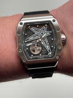 Olto-8 Reef horloge (Richard Mille hommage), Ophalen of Verzenden, Zo goed als nieuw, Staal, Overige merken
