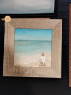 Leuk schilderij met lijst afm ca 23x23 cm, Ophalen of Verzenden