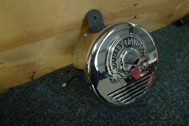 Claxon Horn Harley Skull collection loc.24, Motoren, Onderdelen | Harley-Davidson, Gebruikt, Ophalen