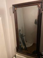 Houten spiegel met verweerd glas, Ophalen, Rechthoekig, 50 tot 100 cm, 100 tot 150 cm