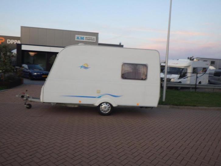 Caravelair N4002 Nette caravelair caravan met tent en luifel, Caravans en Kamperen, Caravans, Bedrijf, 500 - 750 kg, Caravelair