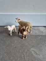 Schleich 2 schapen en 1 geit, Ophalen of Verzenden, Zo goed als nieuw
