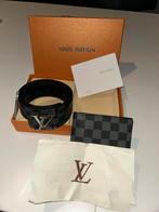 Louis vuitton set riem + beurs + doos + bon + gaatjesmaker, Kleding | Heren, Riemen en Ceinturen, 95 tot 105 cm, Zwart, Nieuw