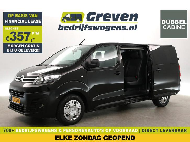 Peugeot Expert Citroën Jumpy 2.0 BlueHDI L3H1 | DC | 6 Pers, Auto's, Bestelauto's, Bedrijf, Te koop, 360° camera, ABS, Achteruitrijcamera