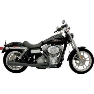2-in-1 Supermeg uitlaat zwart  voor 2012-2017 Dyna, Motoren, Onderdelen | Harley-Davidson, Nieuw, Ophalen of Verzenden