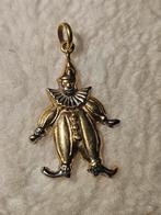 Vintage Gouden/zilver Clown Hanger, Overige materialen, Gebruikt, Overige voorstellingen, Ophalen of Verzenden
