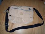 Beige schoudertas van kipling met aapje, Ophalen of Verzenden, Zo goed als nieuw, Beige, Kipling