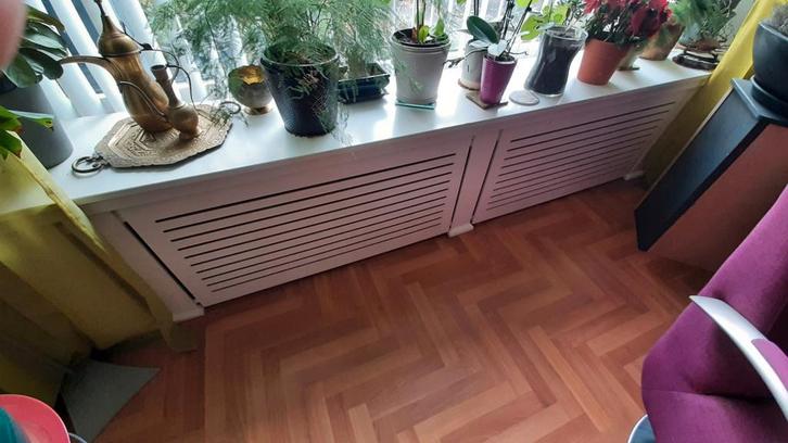 Radiatorombouw MDF - Aanpasbaar 240cm, Doe-het-zelf en Verbouw, Verwarming en Radiatoren, Gebruikt, Radiator, 30 tot 80 cm, 60 tot 150 cm