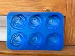 siliconen rozen mal - gietvorm 6 bloemen chocolade mal, Ophalen of Verzenden