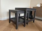 Havsta Ikea bijzettafel set van 2 - salontafel, Huis en Inrichting, 45 tot 60 cm, Minder dan 55 cm, Zo goed als nieuw, Hout