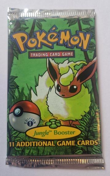 Pokemon - 1st edition - jungle set - flareon - booster pack beschikbaar voor biedingen
