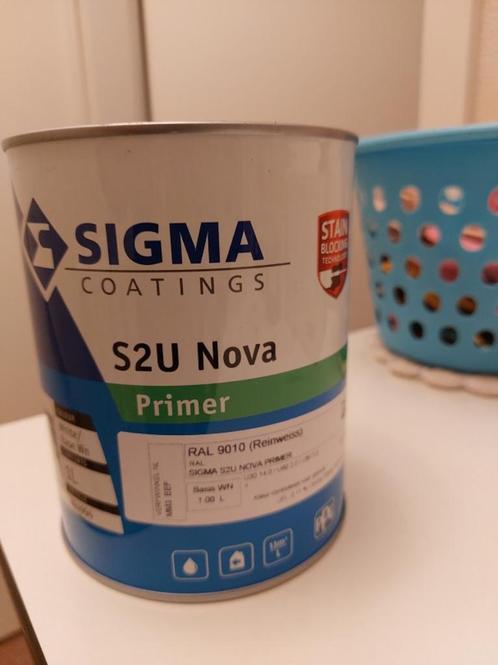 Sigma S2U Nova Primer , Sigma Contour Aqua , Sigma saus., Doe-het-zelf en Verbouw, Verf, Beits en Lak, Nieuw, Verf, 5 tot 10 liter