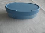Tupperware Orient ovaal bakje met kanteldeksel blauw NIEUW, Ophalen of Verzenden, Nieuw, Blauw, Bak of Kom