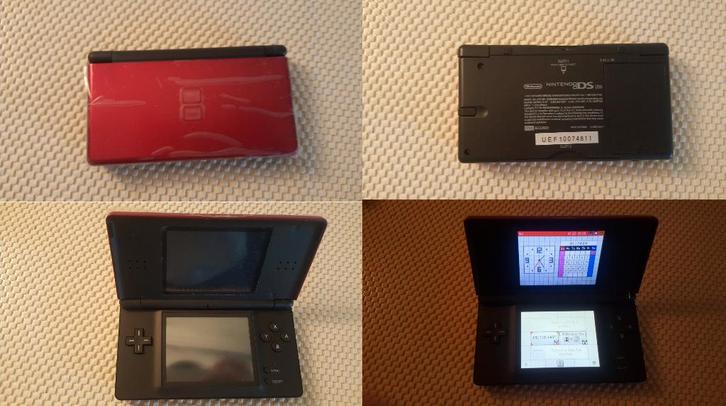 Nintendo DS Lite / DSi, Spelcomputers en Games, Spelcomputers | Nintendo DS, Gebruikt, DS Lite, Met games, Met beschermhoes of tas