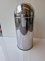 NIEUW RVS Afvalbak Verchroomd 50 liter, Nieuw, 40 liter of meer, Ophalen of Verzenden, Rvs