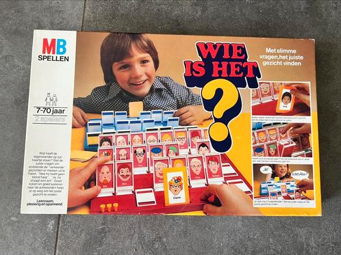 MB Spellen - Wie is het?, Hobby en Vrije tijd, Gezelschapsspellen | Bordspellen, Zo goed als nieuw, Een of twee spelers, Ophalen of Verzenden