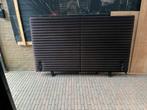 Zwarte boxspring, Huis en Inrichting, Gebruikt, Tweepersoons, Ophalen of Verzenden, 180 cm
