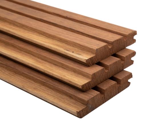 Thermisch gemodificeerd rhombus, Tuin en Terras, Palen, Balken en Planken, Nieuw, Planken, 250 cm of meer, Ophalen