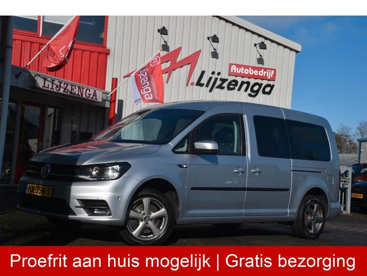 Volkswagen Caddy Maxi 1.4 TSI Trendline 7p Navi | Multistuur, Auto's, Volkswagen, Te koop, Caddy Maxi, ABS, Adaptive Cruise Control