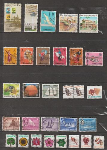 R 419. Singapore restantje 2/2 gest. zie scan beschikbaar voor biedingen