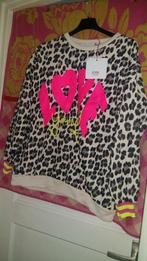 Nieuw! panter trui met neon letters 44, Kleding | Dames, Truien en Vesten, Ophalen of Verzenden, Nieuw, Maat 42/44 (L), Overige kleuren