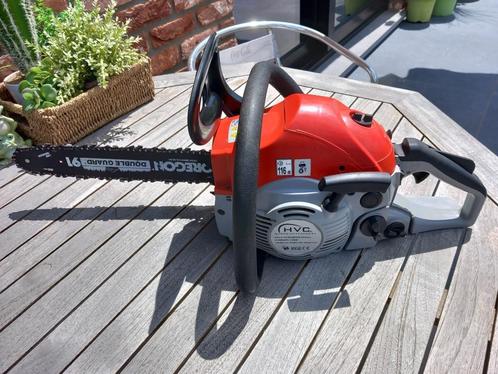 Benzine kettingzaag HVC, Tuin en Terras, Hand-tuingereedschap, Gebruikt, Overige soorten, Ophalen