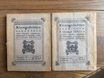 Kleengedichtjes Guido Gezelle 1905 beschikbaar voor biedingen