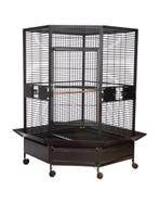 grote hoekkooi voor papegaai, Dieren en Toebehoren, Ophalen, Zo goed als nieuw, Metaal, Vogelkooi