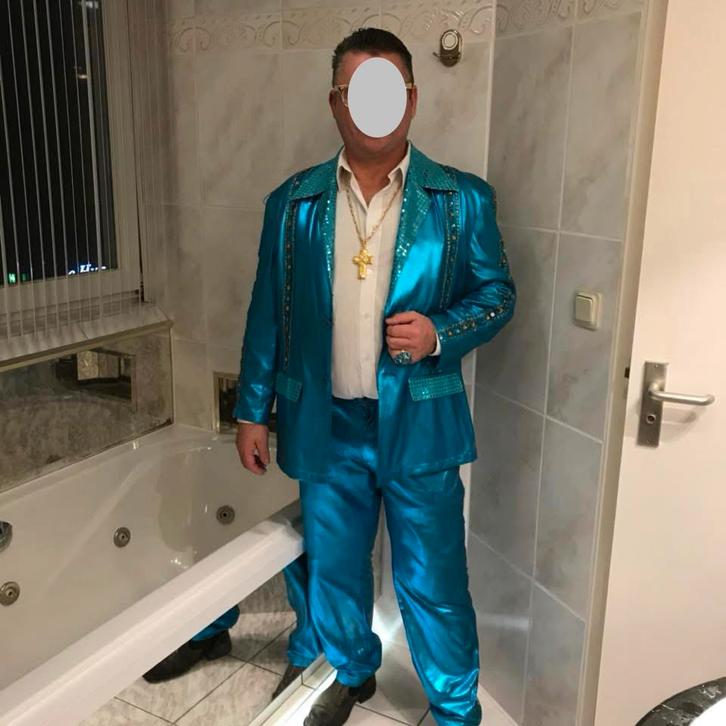 Elvis kostuum - carnaval - incl. accessoires, Kleding | Heren, Carnavalskleding en Feestkleding, Zo goed als nieuw, Ophalen of Verzenden