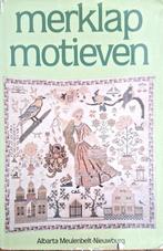 Borduurboek Merklap motieven - Albarta Meulenbelt, Verzenden, Zo goed als nieuw, Handborduren, Patroon